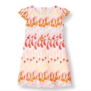 𝅺JANIE AND JACK WATERCOLOR POPPY PRINT DRESS, SIZE 2T
